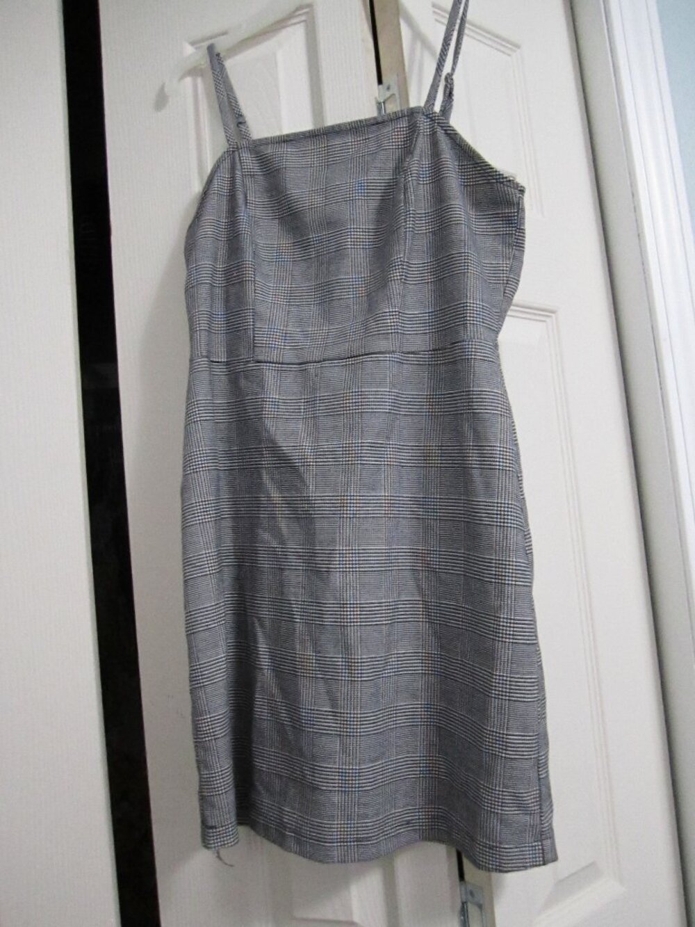Forever 21 Gray Plaid Mini Dress